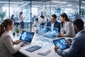 découvrez comment l’intelligence artificielle révolutionne les services professionnels en optimisant les processus, améliorant la prise de décision et offrant des solutions innovantes.