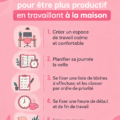 Femme souriante travaillant dans un bureau à domicile organisé et lumineux.