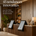 Une réception moderne avec des éléments technologiques innovants