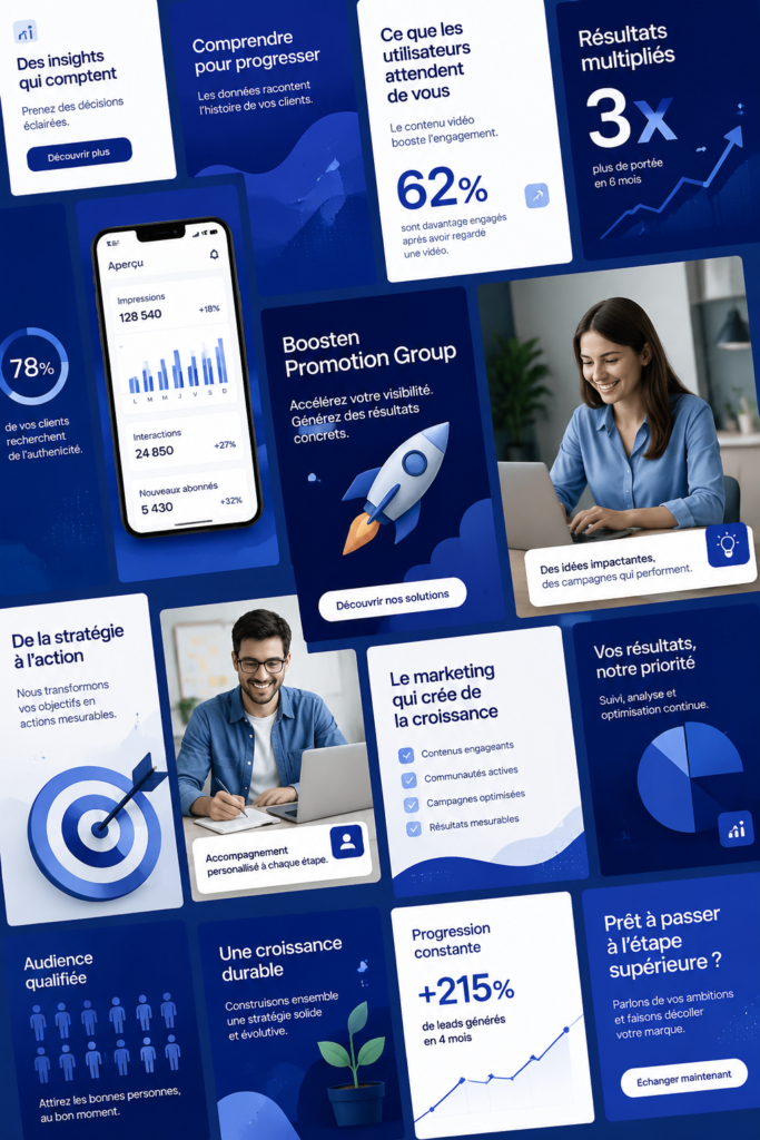 Illustration d'une femme utilisant un ordinateur pour travailler sur sa visibilité en ligne