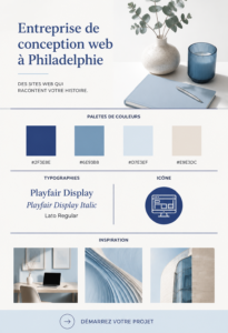 Capture d'écran d'un site web au design moderne et attractif