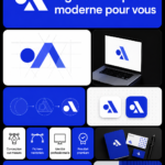 Logo moderne et coloré représentant une entreprise dynamique