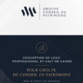 Exemple de logo professionnel pour une entreprise de consulting.