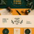 Un exemple de design de logo créatif pour une marque