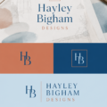 Image des créations d'Hayley Bigham Designs mettant en valeur des éléments de décoration élégants.