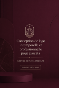Un logo élégant et moderne pour un cabinet d'avocats.