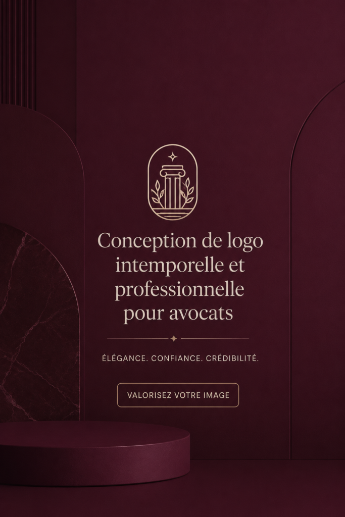 Un logo élégant et moderne pour un cabinet d'avocats.