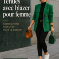 Tenue élégante avec blazer pour femmes au bureau