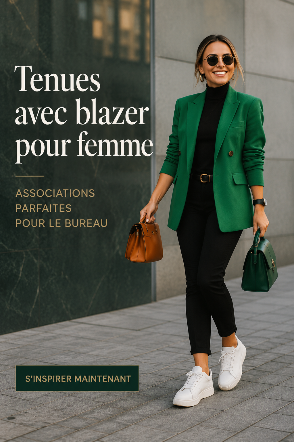 Tenue élégante avec blazer pour femmes au bureau