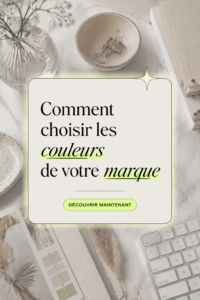 Palette de couleurs pour une marque inspirante.
