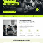 Une femme examinant son site WordPress sur un ordinateur