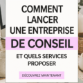 Femme consultant en train de travailler sur son ordinateur portatif à domicile tout en prenant des notes.