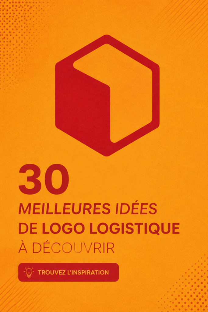 Exemples de logos logistique modernes en différentes couleurs et styles.