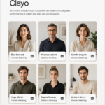 Capture d'écran d'un exemple de design de site web pour une équipe de travail