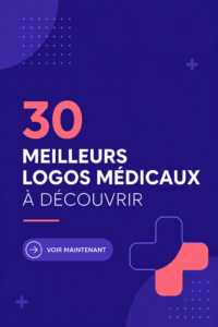 Exemples de logos médicaux inspirants avec divers designs et couleurs.