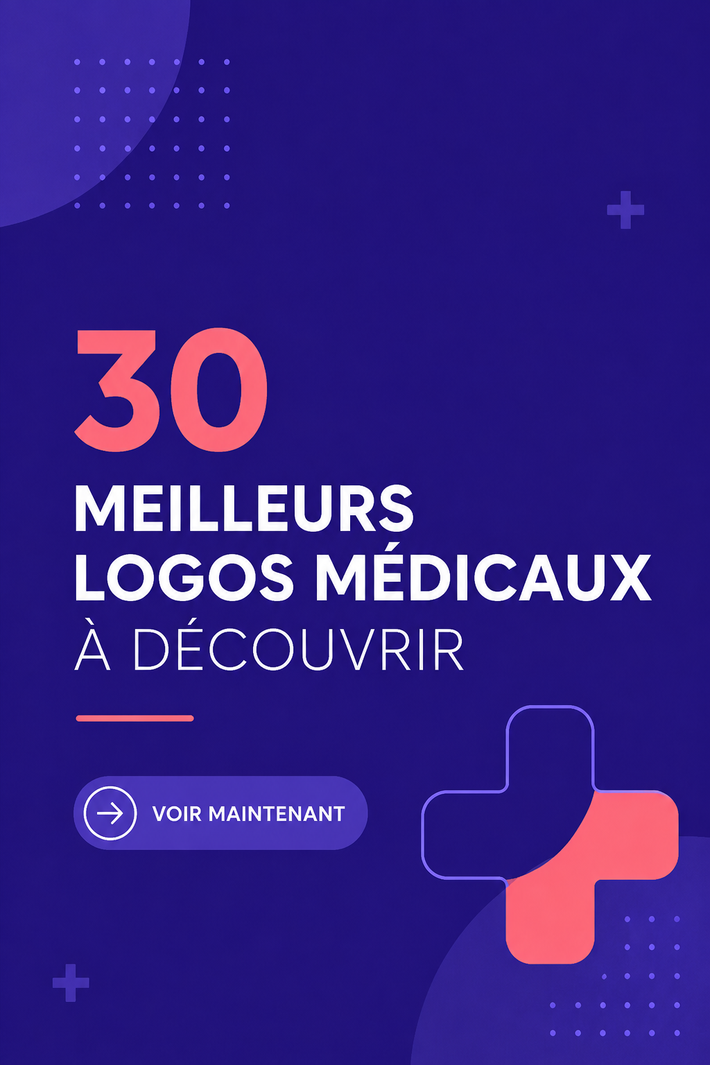Exemples de logos médicaux inspirants avec divers designs et couleurs.