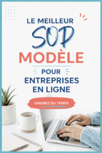 Modèle SOP illustrant un processus efficace pour une entreprise en ligne