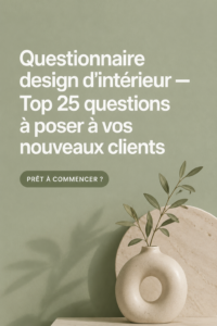 Une conseillère en design intérieur échange avec ses clients pour mieux comprendre leurs besoins.