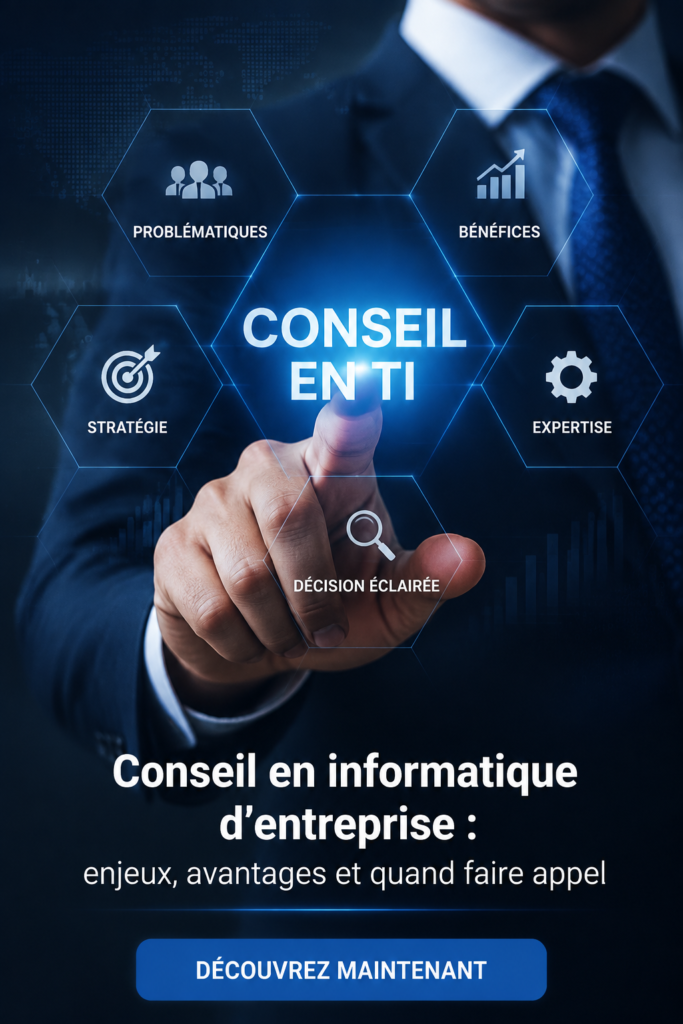 Femme entrepreneuse discutant avec un consultant IT pour améliorer ses services