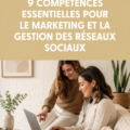 Illustration de femmes entrepreneurs utilisant les réseaux sociaux pour leur marketing