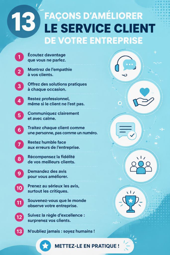 Une femme en conversation avec un client, souriante et attentive, représentant un excellent service client.