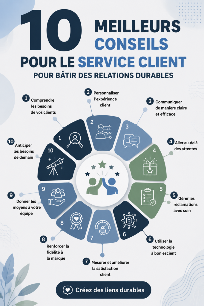 Une femme heureuse en train de répondre au téléphone pour le service client, représentant un service de qualité.