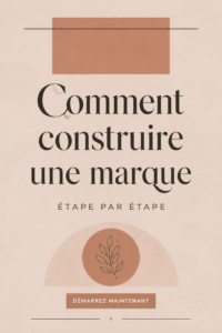 Femme entrepreneuse réfléchissant à sa stratégie de marque