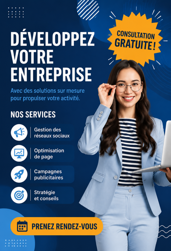 Femme entrepreneur discutant avec un consultant lors d'une séance de coaching pour développer son activité.