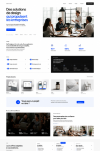 Modèle digital moderne inspirant pour les agences