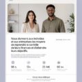 Capture d'écran d'une page à propos inspirante pour les entrepreneurs