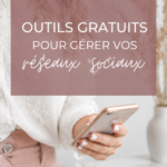 Tablette montrant des outils gratuits de gestion des réseaux sociaux pour entrepreneuses.