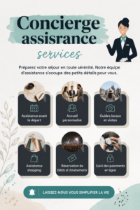 Un concierge souriant au travail dans un environnement d'entreprise