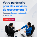 Vue d'équipe IT professionnelle au travail, démontrant une collaboration efficace.