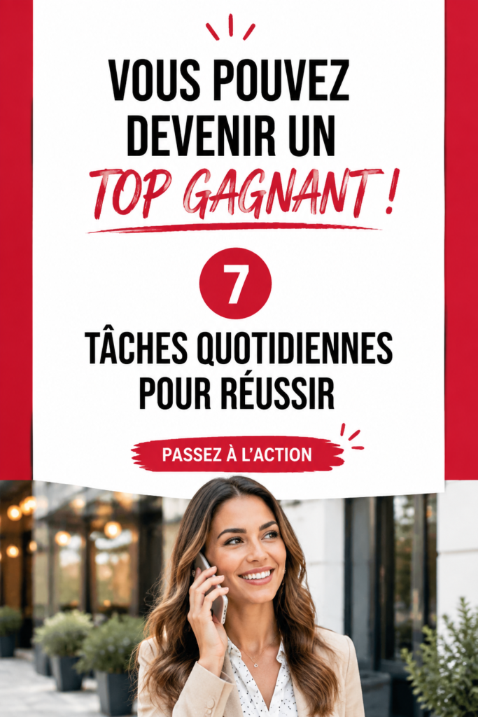 Femme entrepreneuse souriante au travail avec des blocs-notes et un ordinateur.
