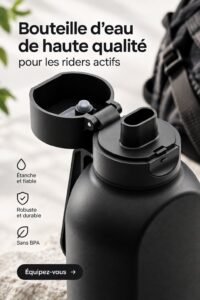Bouteille d'eau haut de gamme pour sportives actives