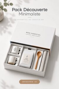 Design épuré d'un packaging minimaliste pour attirer l'attention