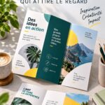 Un exemple de brochure graphique captivante avec des couleurs vives et une typographie moderne.