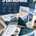 Exemple de brochure professionnelle colorée pour une entreprise