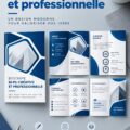 Modèles de brochures bi-fold créatifs pour les entreprises.