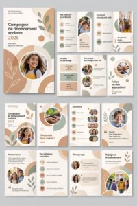 Modèle de brochure pour collecte de fonds scolaires