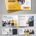 Modèles de brochures en paysage adaptés aux entreprises