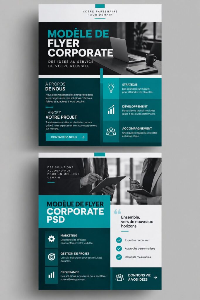 Un modèle de flyer professionnel pour les entrepreneuses