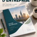 Une femme entrepreneur travaille sur son ordinateur pour créer un profil d'entreprise attractif.