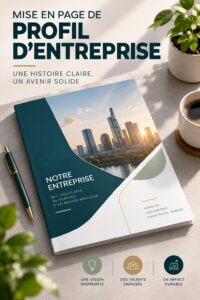 Une femme entrepreneur travaille sur son ordinateur pour créer un profil d'entreprise attractif.