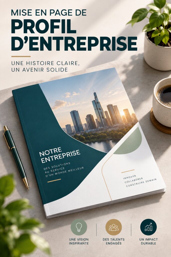 Une femme entrepreneur travaille sur son ordinateur pour créer un profil d'entreprise attractif.