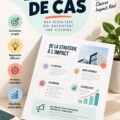 Femme entrepreneuse présentant un cas d'étude à son équipe