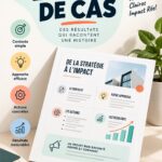 Femme entrepreneuse présentant un cas d'étude à son équipe