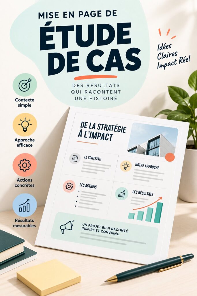 Femme entrepreneuse présentant un cas d'étude à son équipe