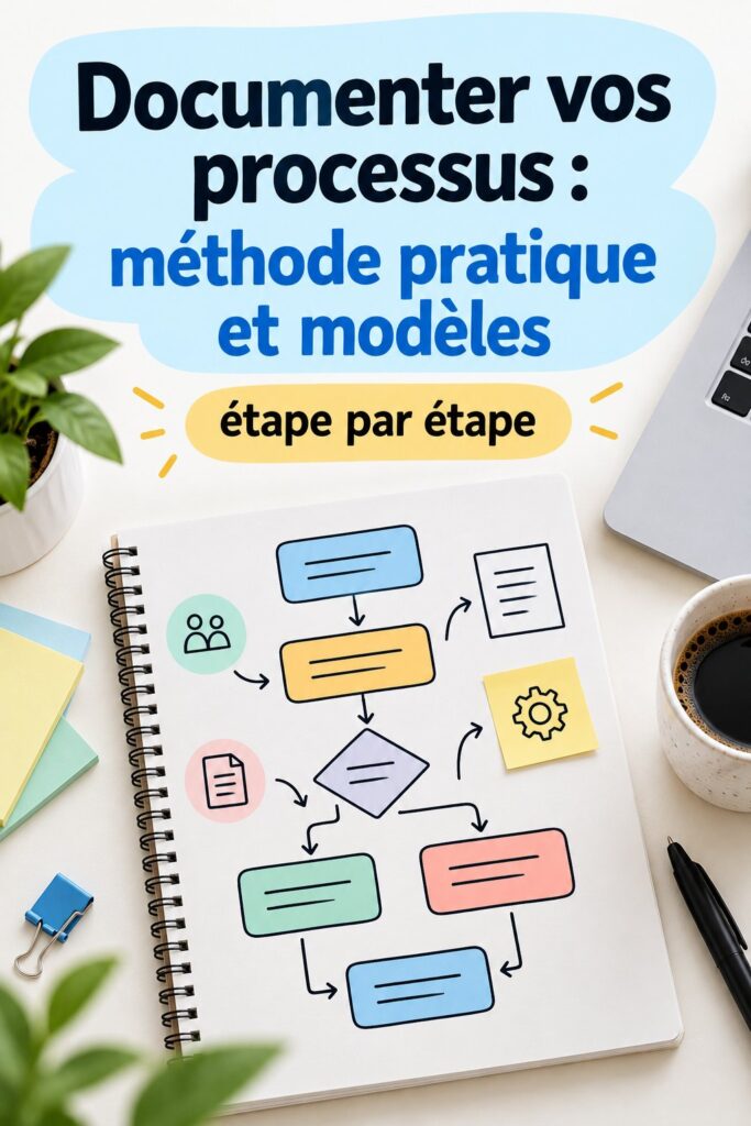 femme utilisant un ordinateur pour documenter ses processus d'entreprise
