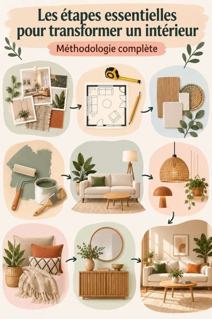 Un intérieur moderne et inspirant, avec des couleurs douces et des éléments décoratifs harmonieux.